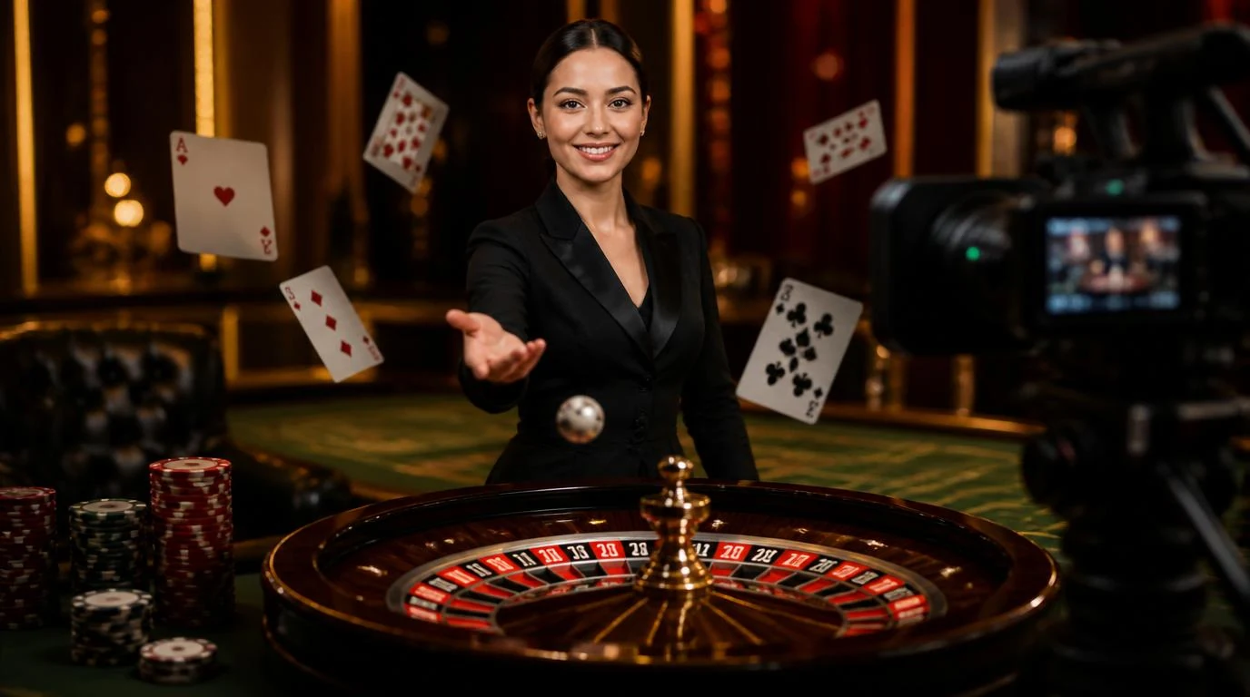 Casino en direct 1mln bet — croupière professionnelle, roulette en streaming HD