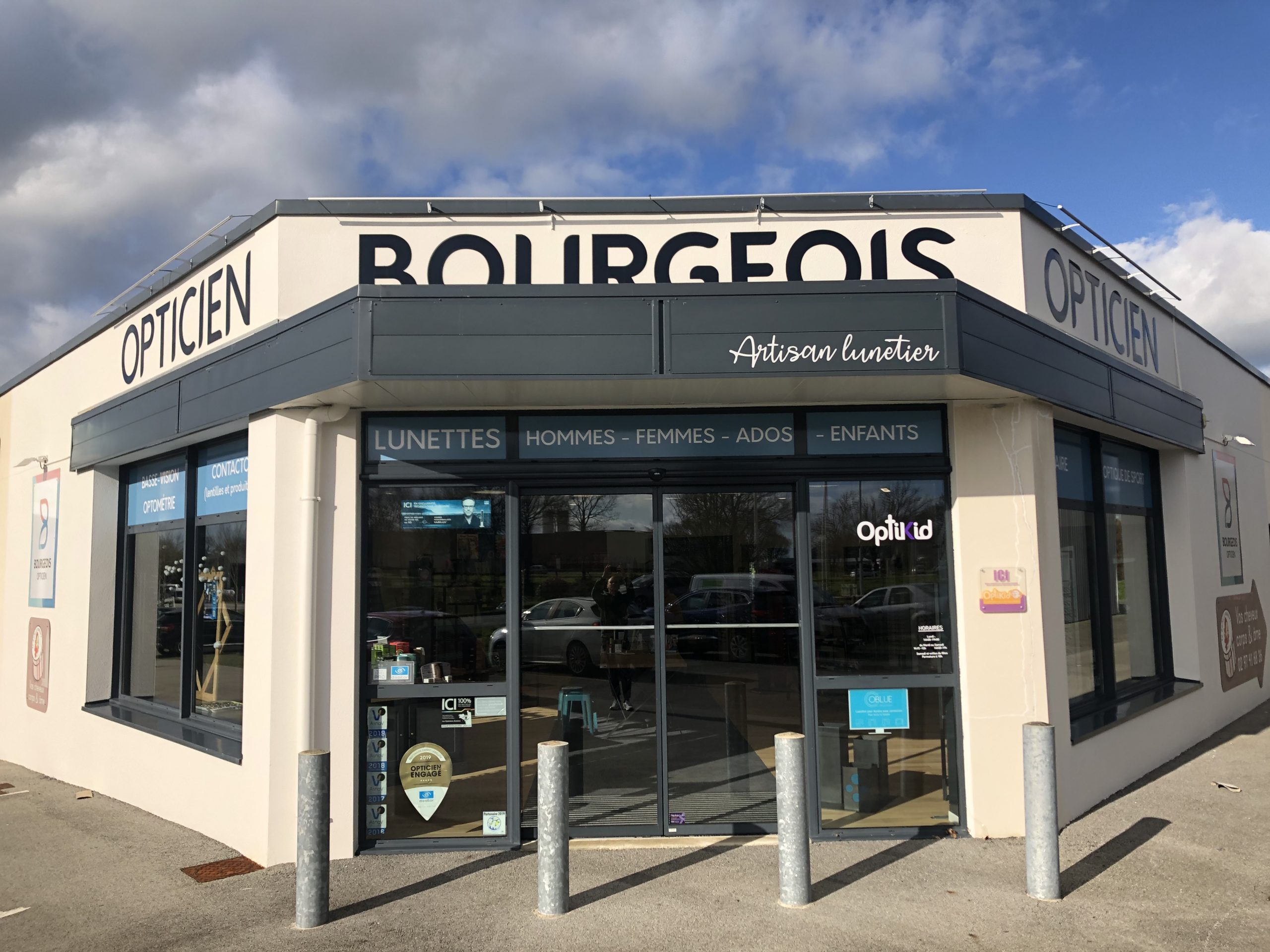 Bourgeois opticien, magasin optique à Muzillac, dans le Morbihan